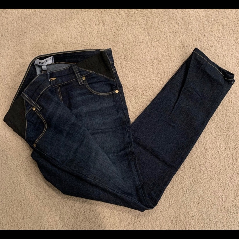 Paige skinny maternity jeans